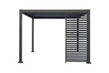Sidepanel til pergola m/lameller - Outfit